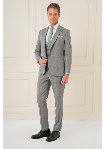 Tk 902 Slim Fit Haki Klasik Takım Elbise modelleri