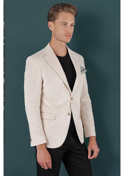 C 651 Ceket Slim Fit Taş Casual fırsatları