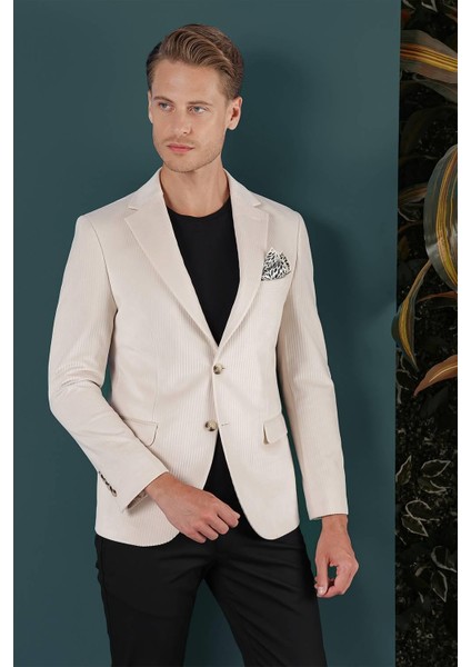 C 651 Ceket Slim Fit Taş Casual indirimleri