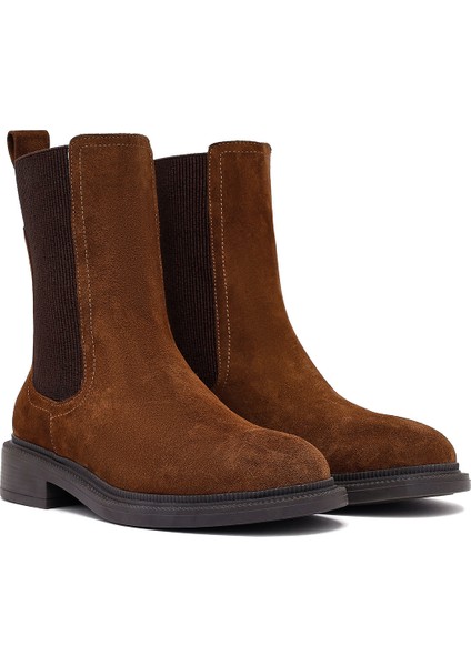 Kadın Taba Süet Deri Chelsea Bot 25WFD202210 fırsatları