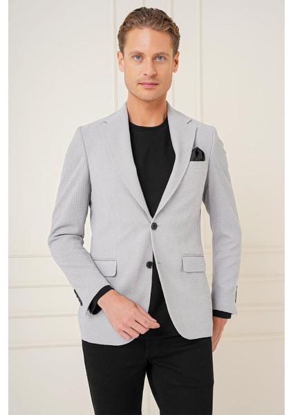 C 686 Slim Fit Gri Spor Ceket fırsatları