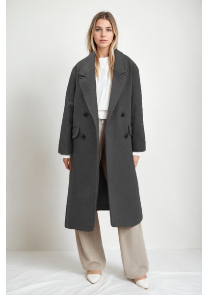 Düşük Omuzlu Uzun Kaban