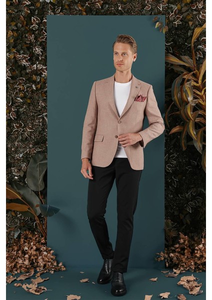 C 656 Slim Fit Tütün Spor Ceket fiyatları