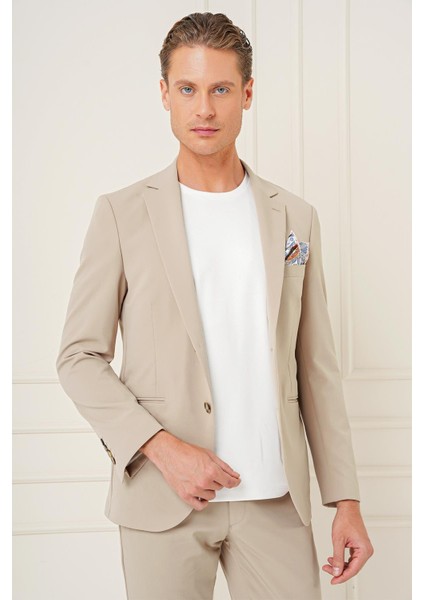 C 680 Slim Fit Bej Spor Ceket fiyatları