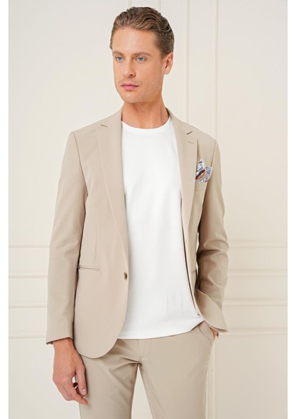 C 680 Slim Fit Bej Spor Ceket fırsatları