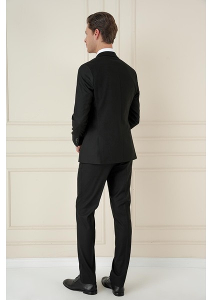 Tk 910 Slim Fit Siyah Spor Takım Elbise indirimleri