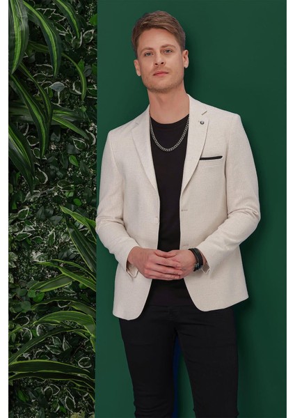 C 635 Slim Fit Kemik Spor Ceket