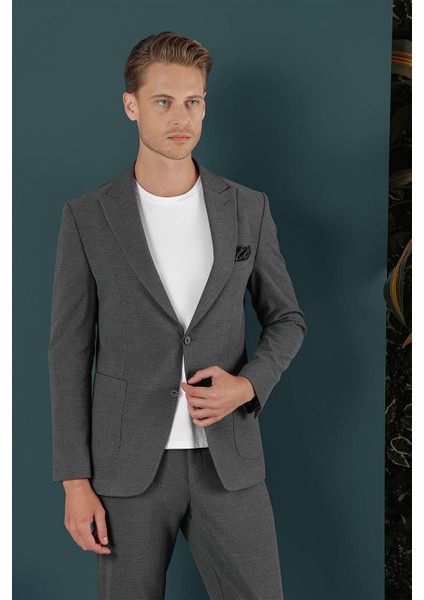 C 659 Slim Fit Antrasit Spor Ceket indirimleri