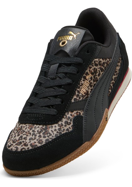 Kadın Bella Donna Leopar Desenli Siyah Sneaker - 40429602 modelleri