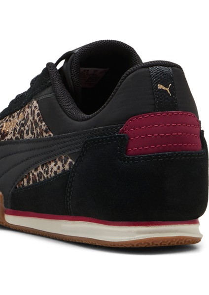 Kadın Bella Donna Leopar Desenli Siyah Sneaker - 40429602 fırsatları