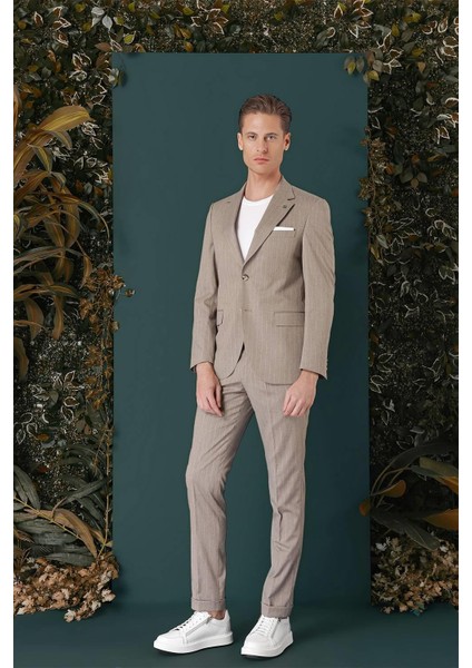 C 652 Slim Fit Bej Spor Ceket fırsatları