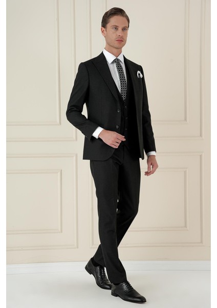 Tk 911 Slim Fit Siyah Spor Takım Elbise fiyatları