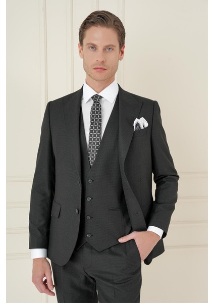 Tk 911 Slim Fit Siyah Spor Takım Elbise modelleri