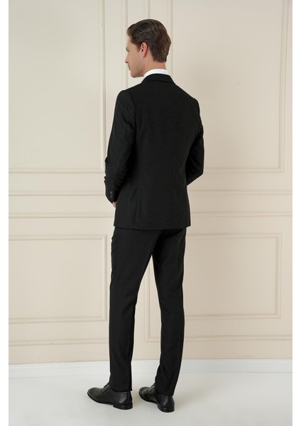 Tk 911 Slim Fit Siyah Spor Takım Elbise indirimleri