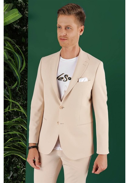 C 645 Slim Fit Bej Spor Ceket fiyatları