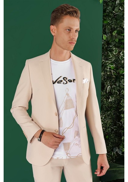 C 645 Slim Fit Bej Spor Ceket fırsatları