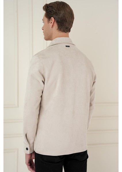 Comfort Fit Mono Yaka Kapaklı Cep Casual Taş Ceket C 699 fırsatları