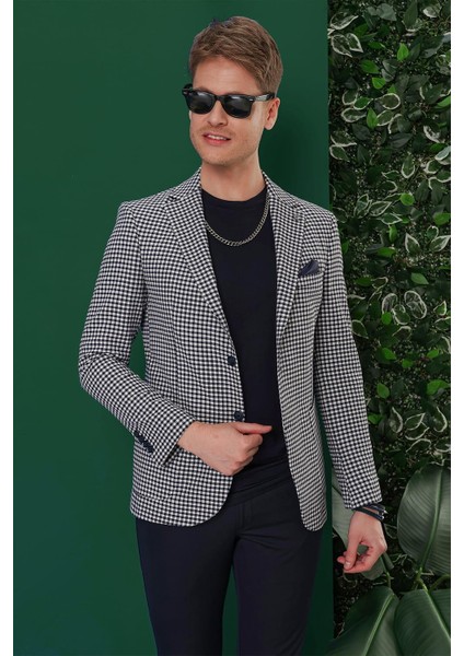C 638 Slim Fit Lacivert Spor Ceket