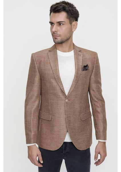 C 596 Slim Fit Vizon Spor Ceket