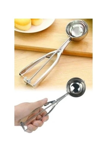 Paslanmaz Çelik Kurabiye Helva Dondurma Servis Sunum Kaşığı fiyatları