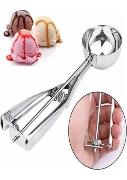 Paslanmaz Çelik Kurabiye Helva Dondurma Servis Sunum Kaşığı indirimleri