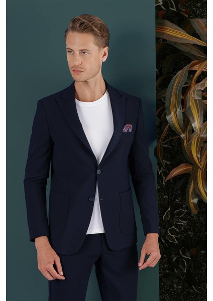 C 659 Slim Fit Lacivert Spor Ceket fırsatları