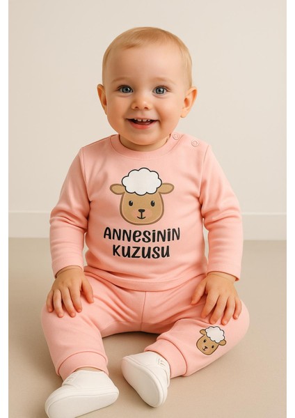 Bebek Kuzucuk Baskılı Ikili Takım - Annesinin Kuzusu fiyatları