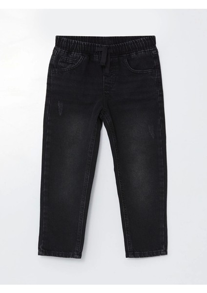 Lcw Kids Siyah Beli Lastikli Basic Erkek Bebek Jean Pantolon