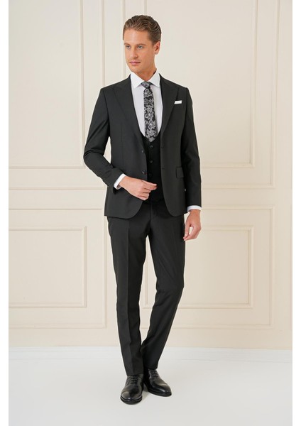 Tk 904 Slim Fit Siyah Spor Takım Elbise fiyatları