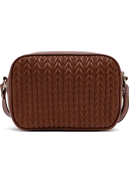 Kadın Kahverengi Uzun Askılı Kapitone Çapraz Çanta 25WBD2905KP fırsatları