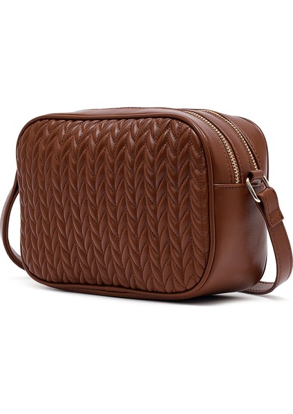 Kadın Kahverengi Uzun Askılı Kapitone Çapraz Çanta 25WBD2905KP indirimleri