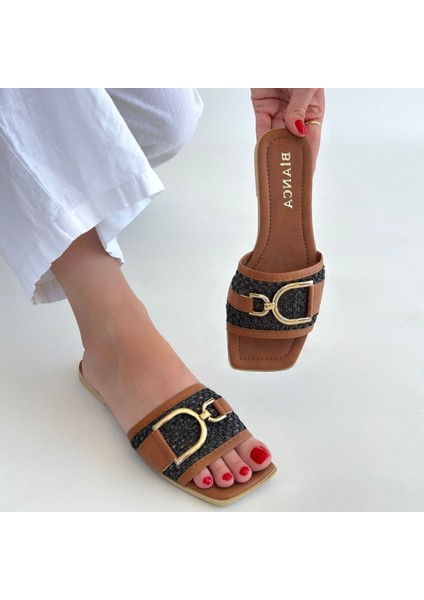 Siyah Kadın Alçak Topuk Terlik fırsatları