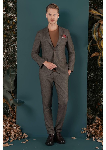 C 658 Slim Fit Kahve Spor Ceket fiyatları