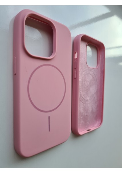 iPhone 14 Pro Magsafe ile Uyumlu Yumuşak Soft Mükemmel Manyetik Leke Tutmaz Esnek Lansman Silikon Kılıf fiyatları