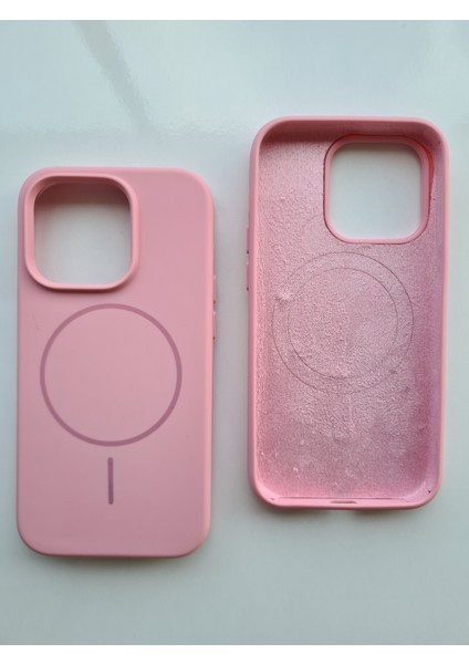 iPhone 14 Pro Magsafe ile Uyumlu Yumuşak Soft Mükemmel Manyetik Leke Tutmaz Esnek Lansman Silikon Kılıf modelleri