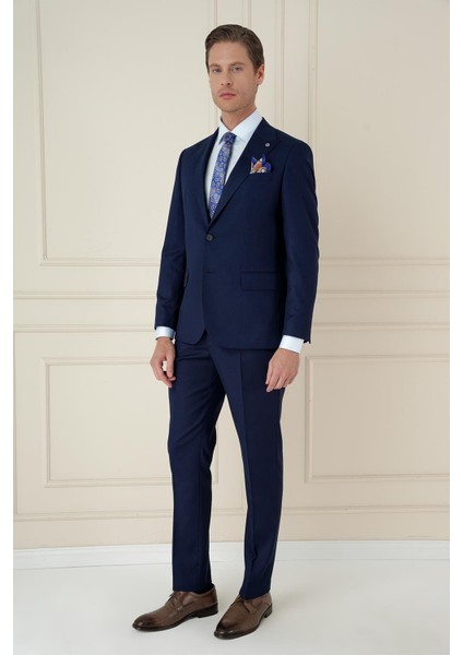 Tk 907 Slim Fit Lacivert Spor Takım Elbise fiyatları