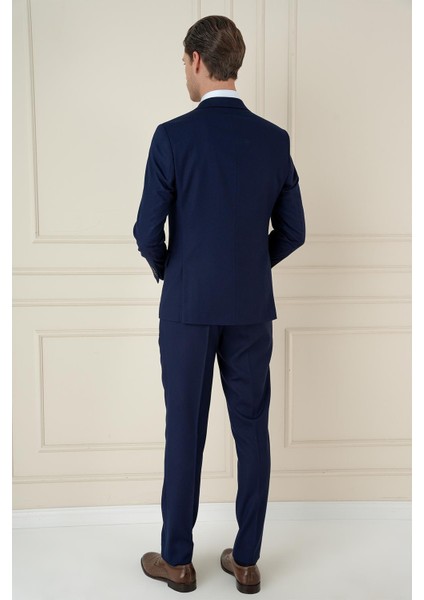 Tk 907 Slim Fit Lacivert Spor Takım Elbise indirimleri