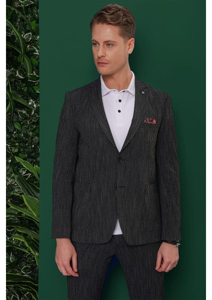 C 634 Slim Fit Siyah Spor Ceket fırsatları