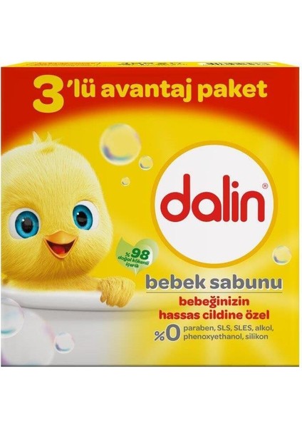 DALİN SABUN 3*100GR AVANTAJ PAKETİ fiyatları