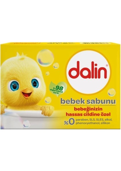 Bebek Sabunu - Bitkisel Yağlarla Formüle Edilmiş, Yenidoğan ve Hassas Ciltler İçin Ergonomik Tasarım, Sarı Ambalaj, 100 gr fiyatları
