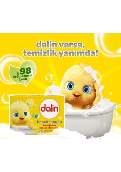 Bebek Sabunu - Bitkisel Yağlarla Formüle Edilmiş, Yenidoğan ve Hassas Ciltler İçin Ergonomik Tasarım, Sarı Ambalaj, 100 gr fırsatları