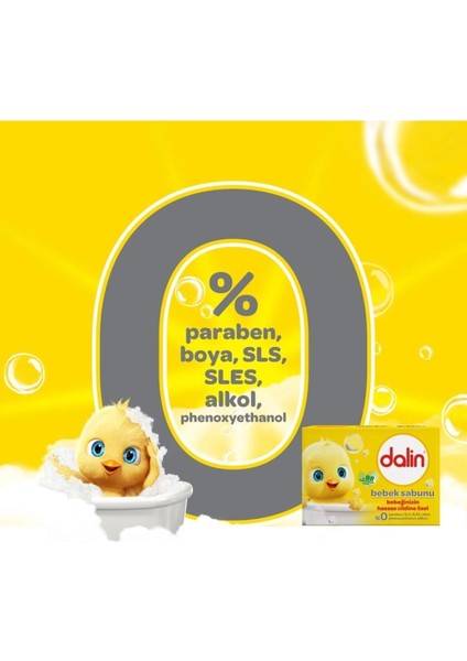 Bebek Sabunu - Bitkisel Yağlarla Formüle Edilmiş, Yenidoğan ve Hassas Ciltler İçin Ergonomik Tasarım, Sarı Ambalaj, 100 gr indirimleri