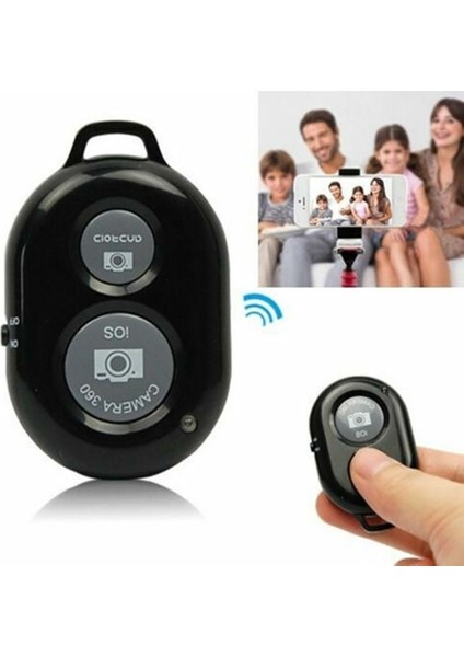 Uzaktan Kumanda Bluetooth Selfiematik 10 Metre Mesafeli Fotoğraf Çekim Kumandası Bluetooth fırsatları