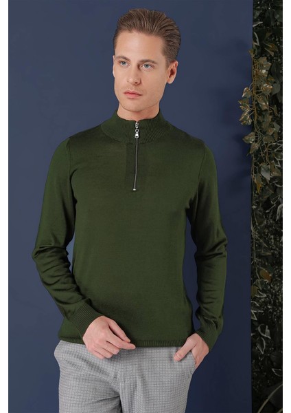 Tr 861 Slim Fit Nefti Klasik Triko