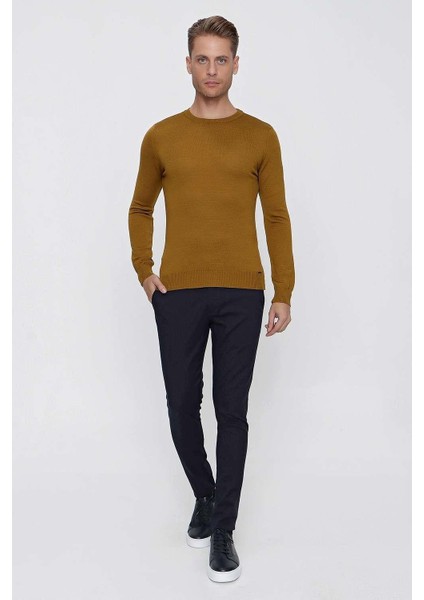 Tr 840 Slim Fit Tütün Klasik Triko fiyatları