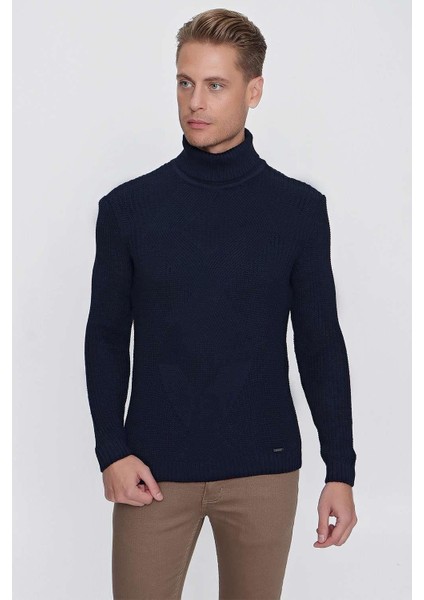 Tr 850 Slim Fit Lacivert Klasik Triko fiyatları