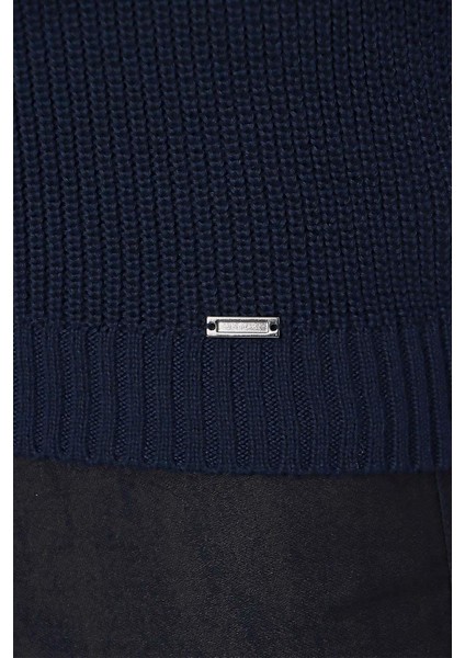 Süveter 01 Slim Fit Lacivert Süveter Triko indirimleri