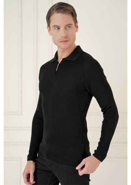 Tr 878 Triko Slim Fit Siyah Basic fiyatları