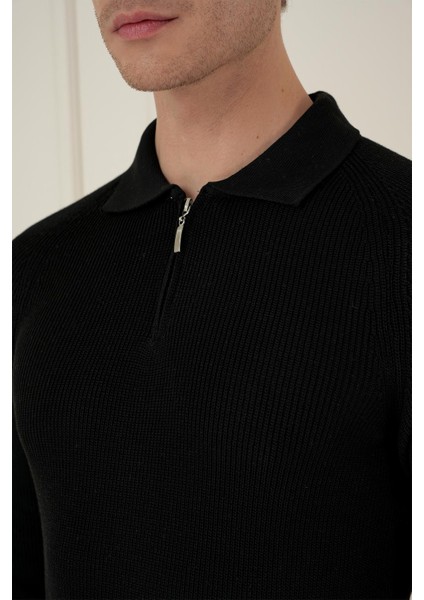 Tr 878 Triko Slim Fit Siyah Basic indirimleri