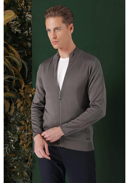 Tr 860 Slim Fit Füme Klasik Triko modelleri